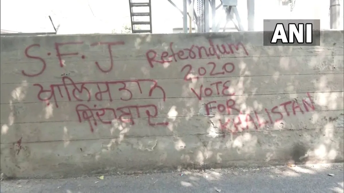 Slogans of ‘Khalistan Zindabad’, ‘Referendum 2020’ painted on walls in Delhi, removed